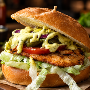 Grilled Chicken Burger