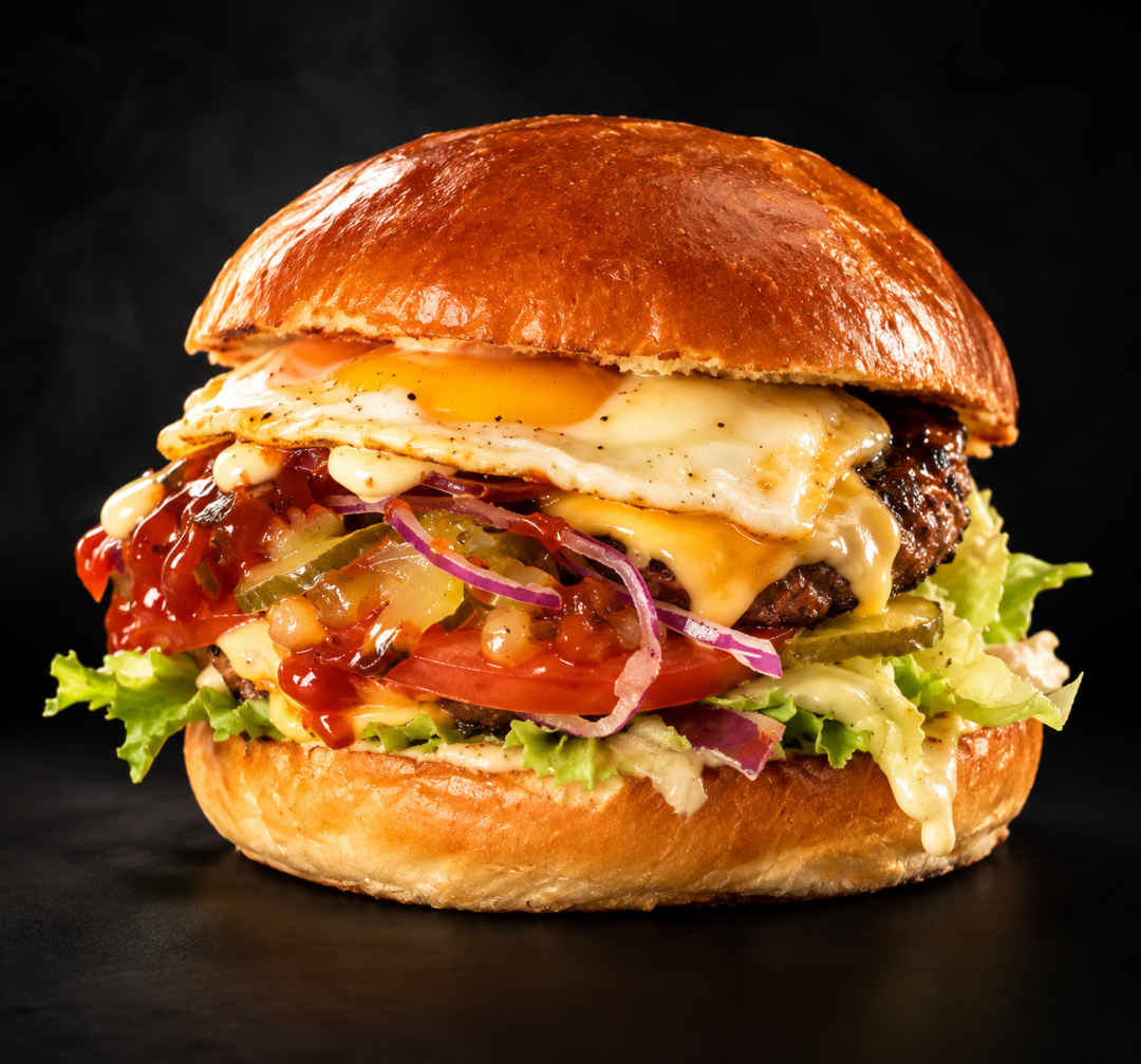 Cheesy-Egg-Burger