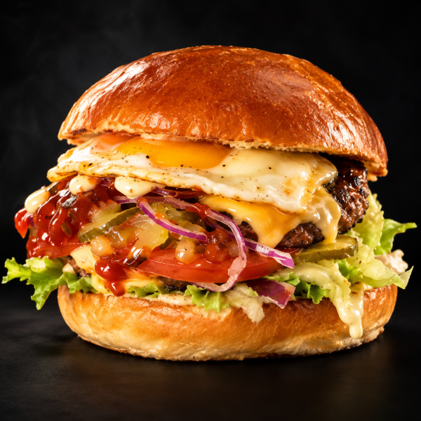 Cheesy-Egg-Burger