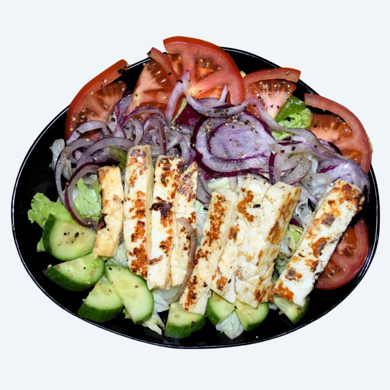 Halloumi Grillkäse Salat