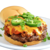 Homemade Chili Cheese Burger