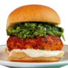 Hot chili chicken Burger